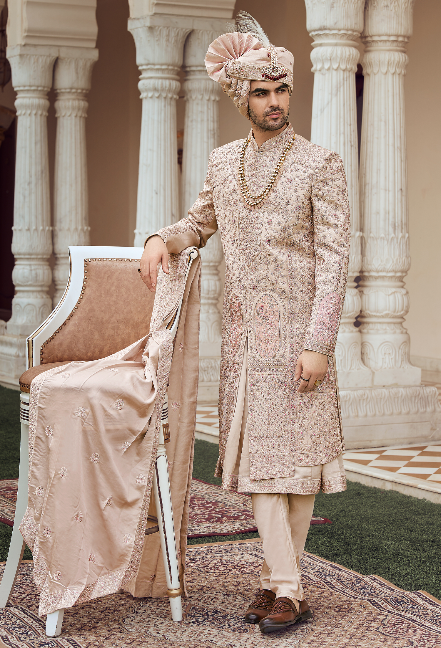 Peacock Prince Sherwani