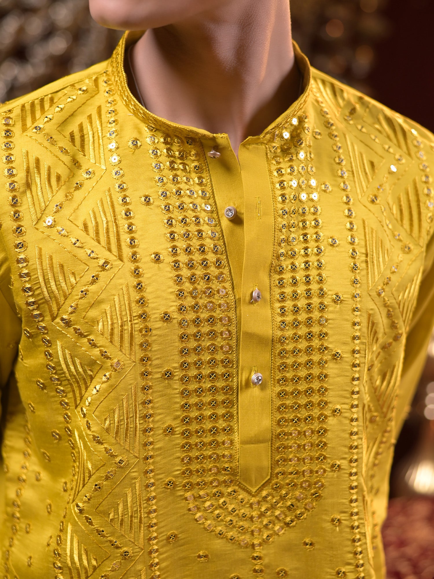 Ankit's Canary Charm Kurta Pajama
