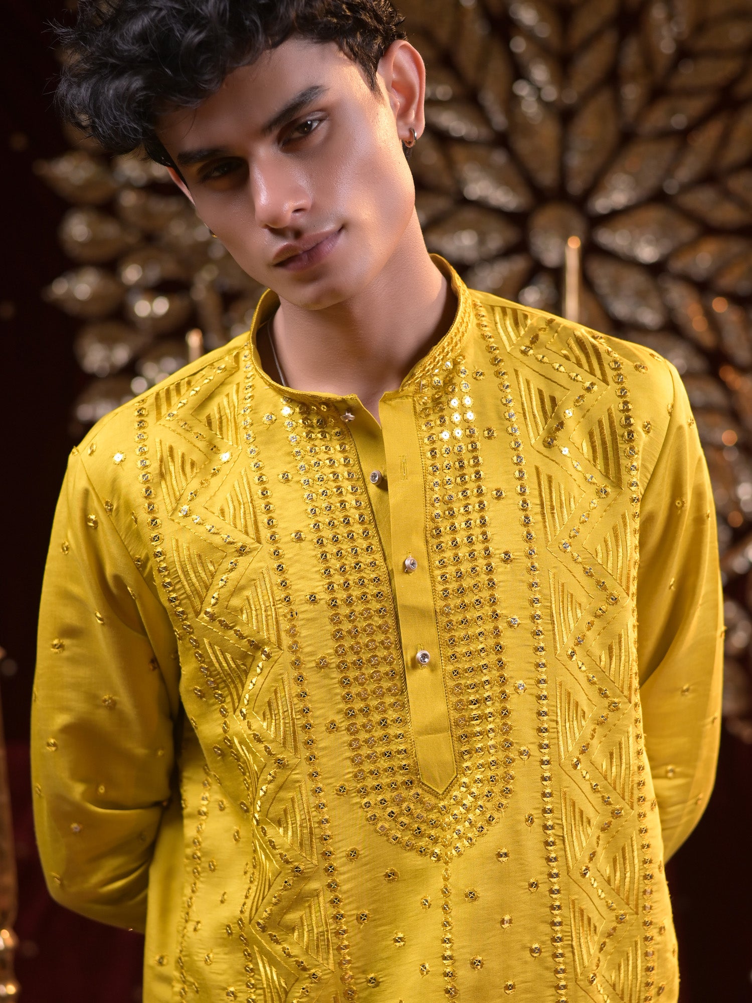 Ankit's Canary Charm Kurta Pajama