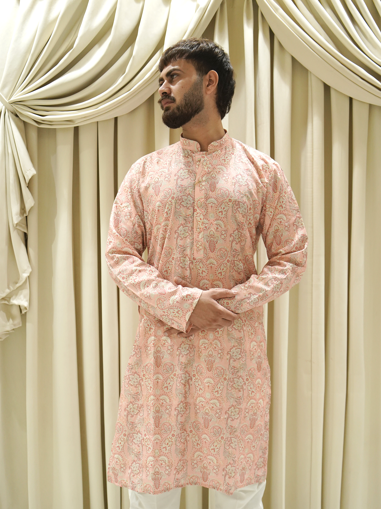 Blush Paisley Kurta Set
