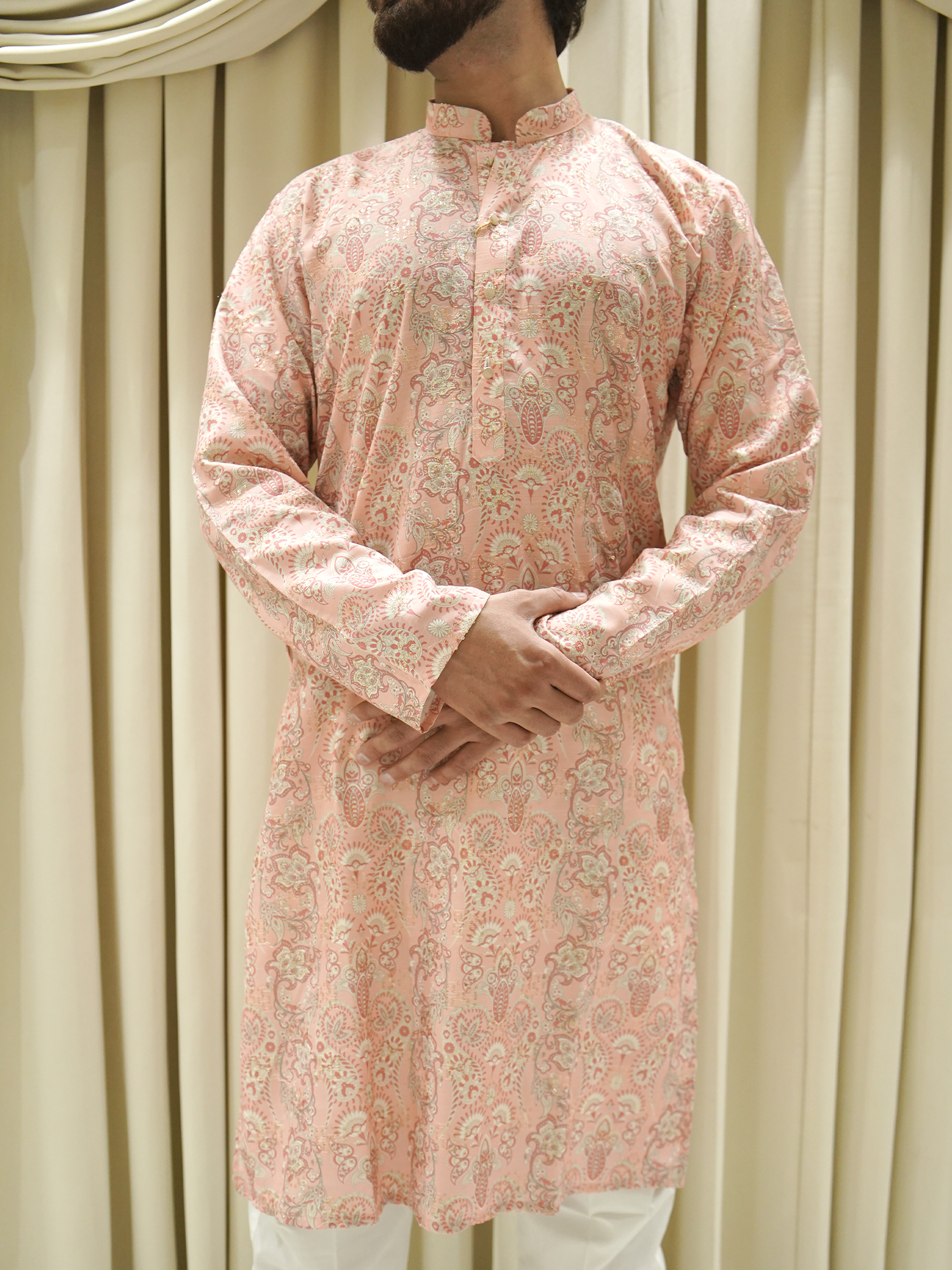 Blush Paisley Kurta Set