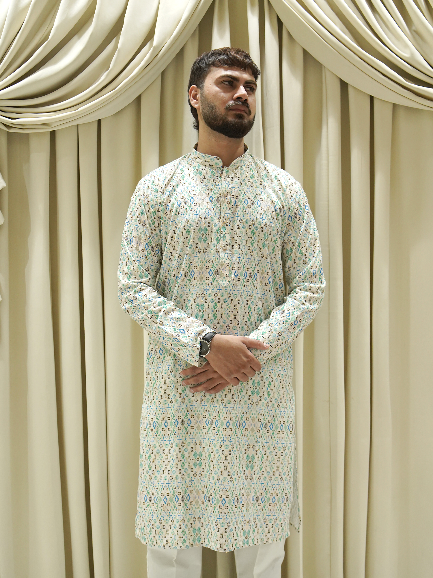 Festive Mosaic Kurta Set