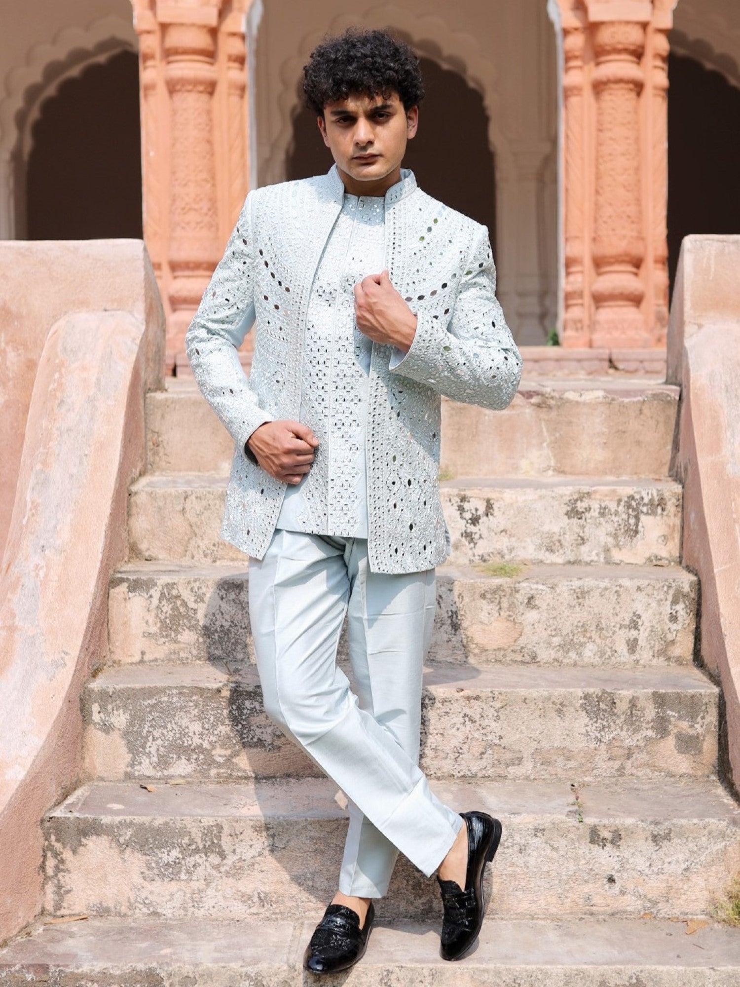 The Frost Dynasty Jodhpuri Suit – Dulhe Raja - Main Image
