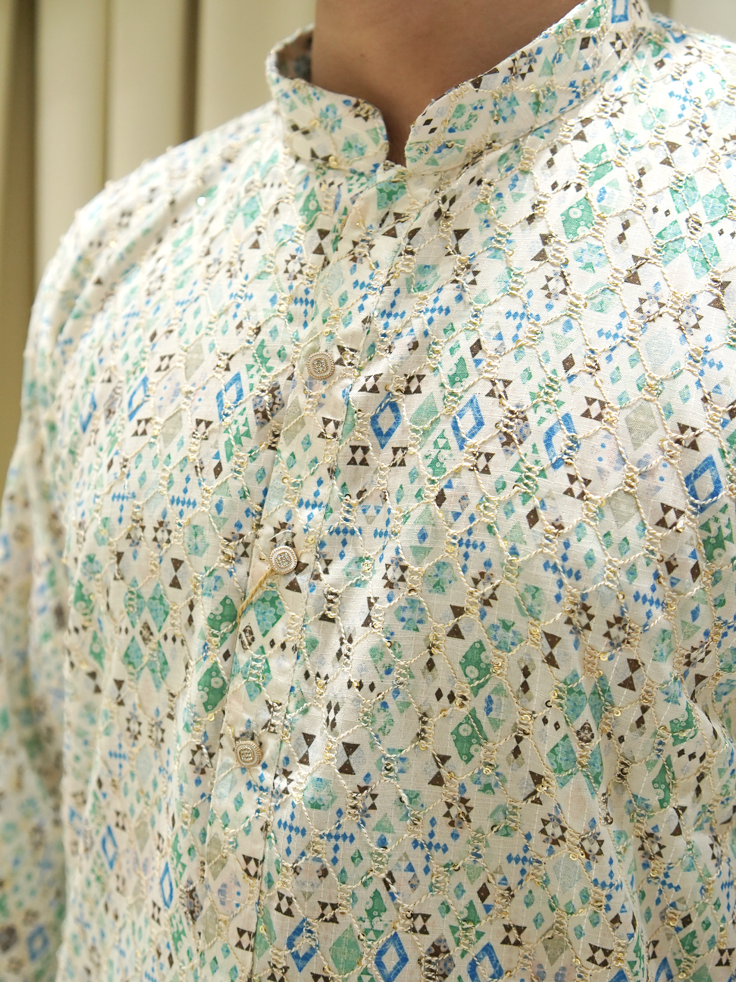 Festive Mosaic Kurta Set