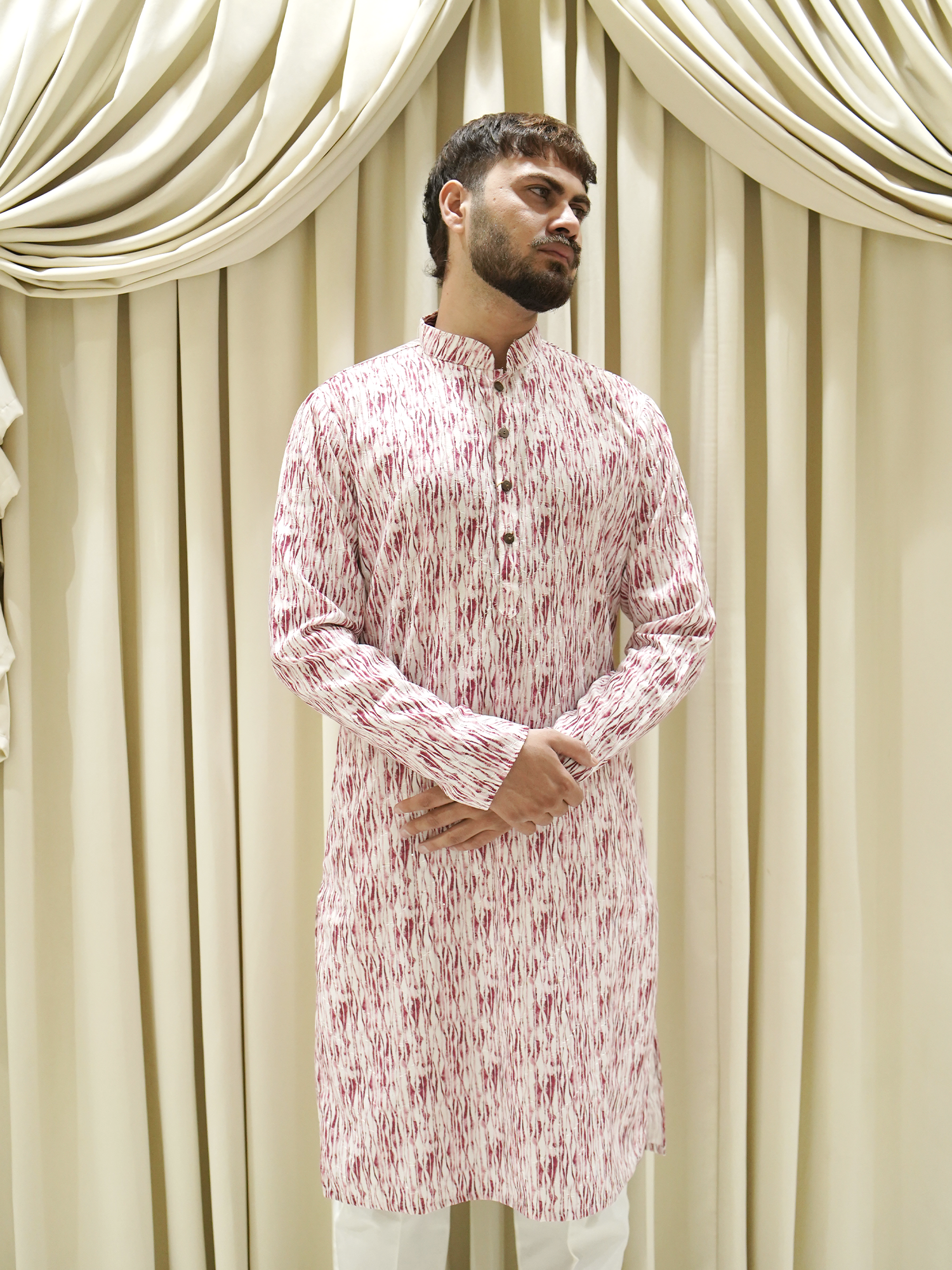 Abstract Canvas Kurta Set