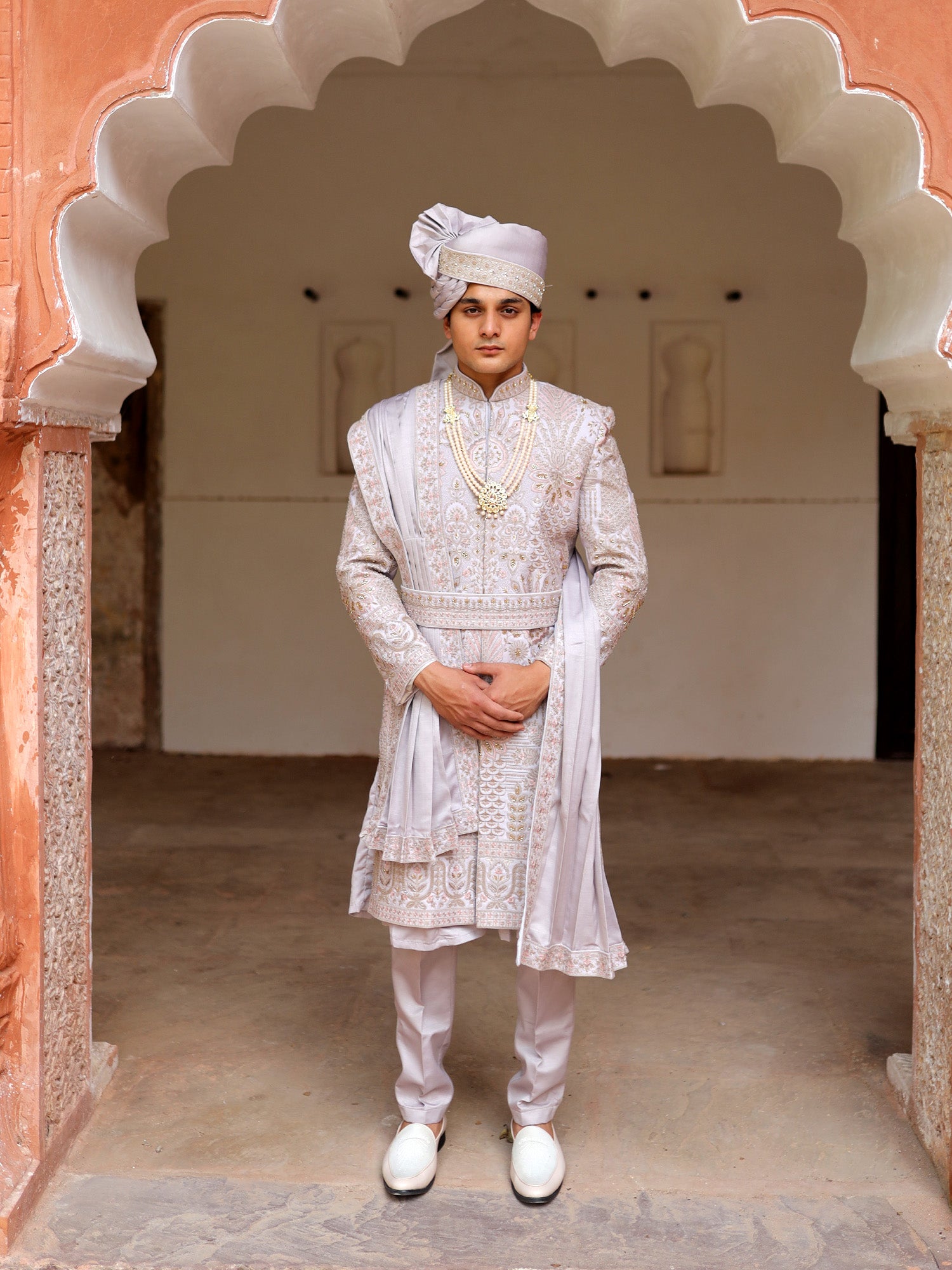 The Platinum Royale Sherwani