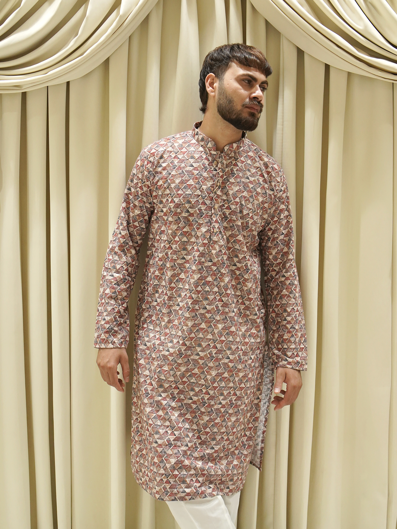 Copper Medallion Kurta Set