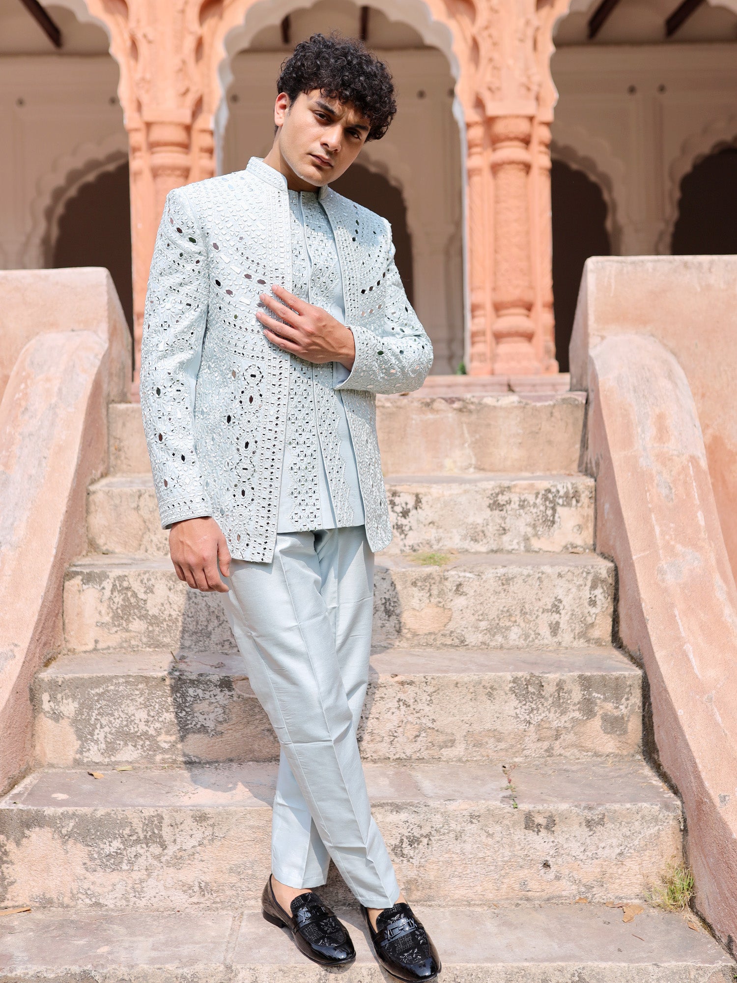 The Frost Dynasty Jodhpuri Suit