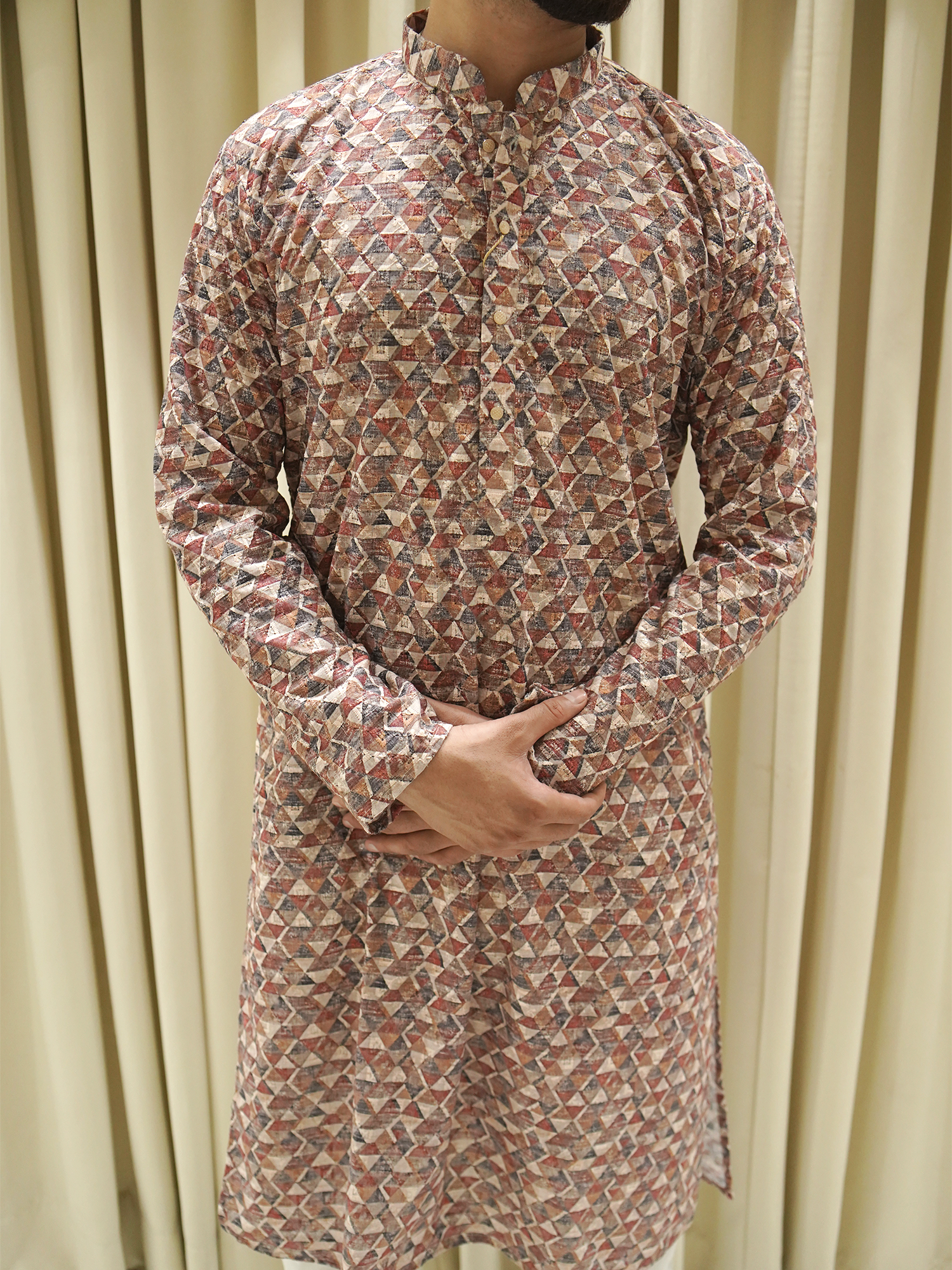Copper Medallion Kurta Set