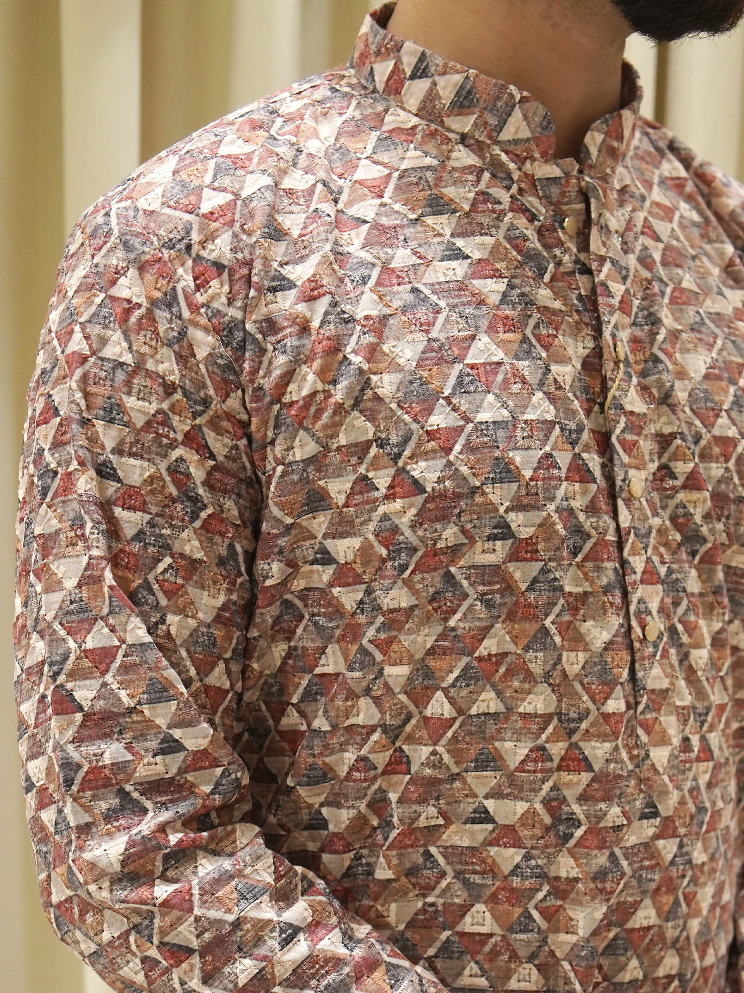 Copper Medallion Kurta Set