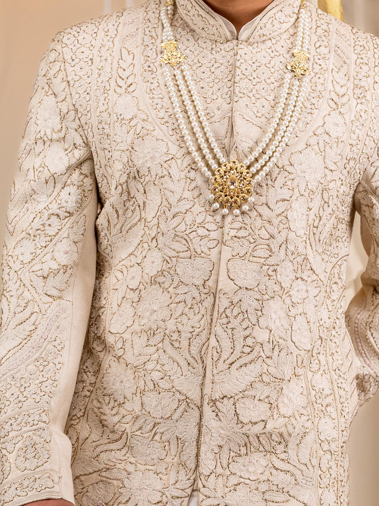 Golden Cream Eternity Mala
