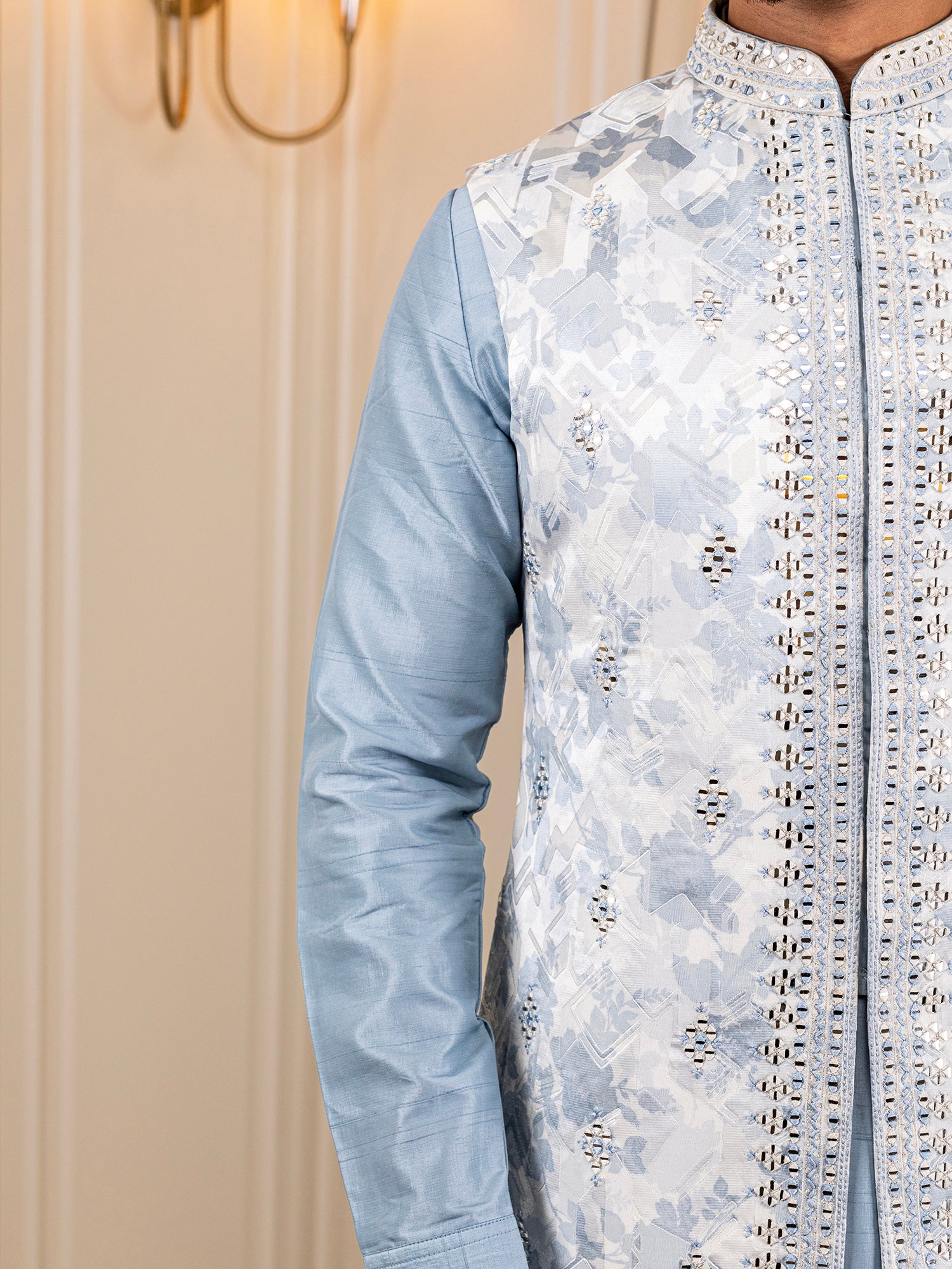 Aadi's Angelic Aura Kurta Pajama with Jacket