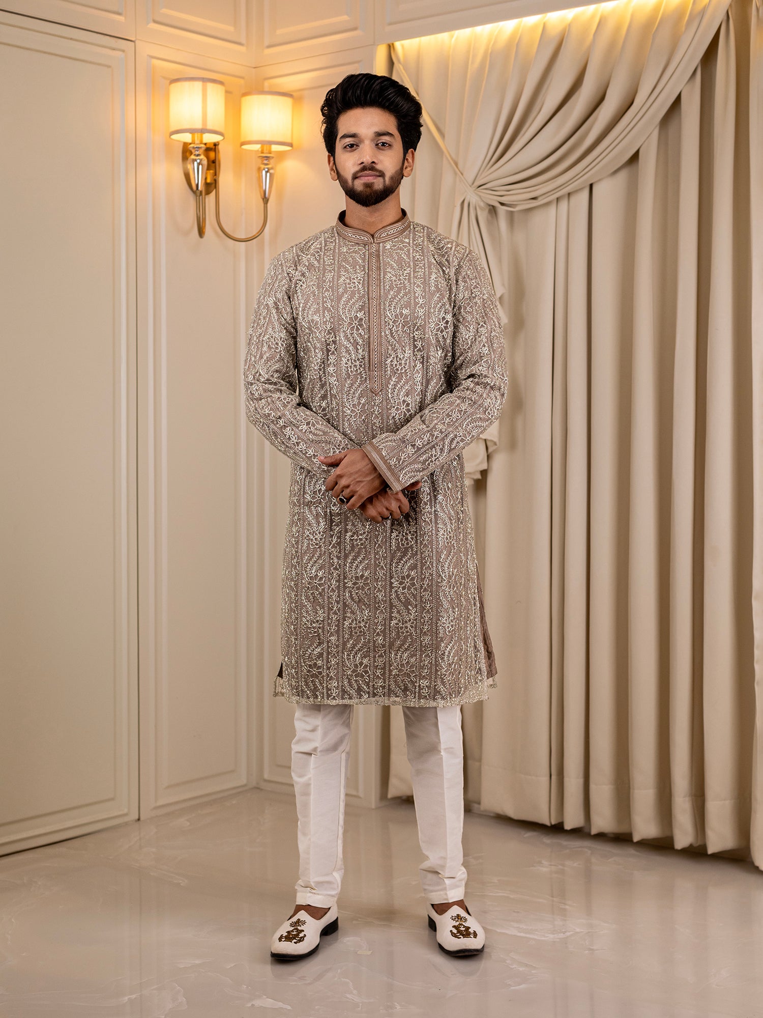 Arjun's Ashen Alchemy Kurta Pajama