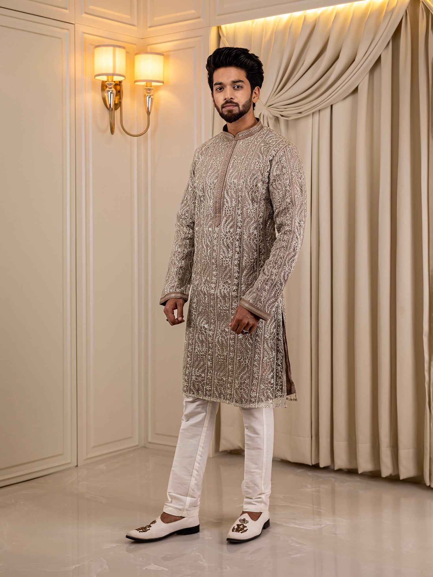 Arjun's Ashen Alchemy Kurta Pajama
