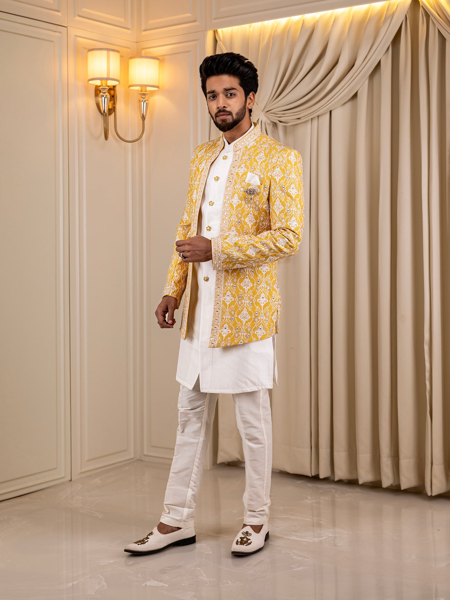 Pearl Prestige Indo Wester Suit
