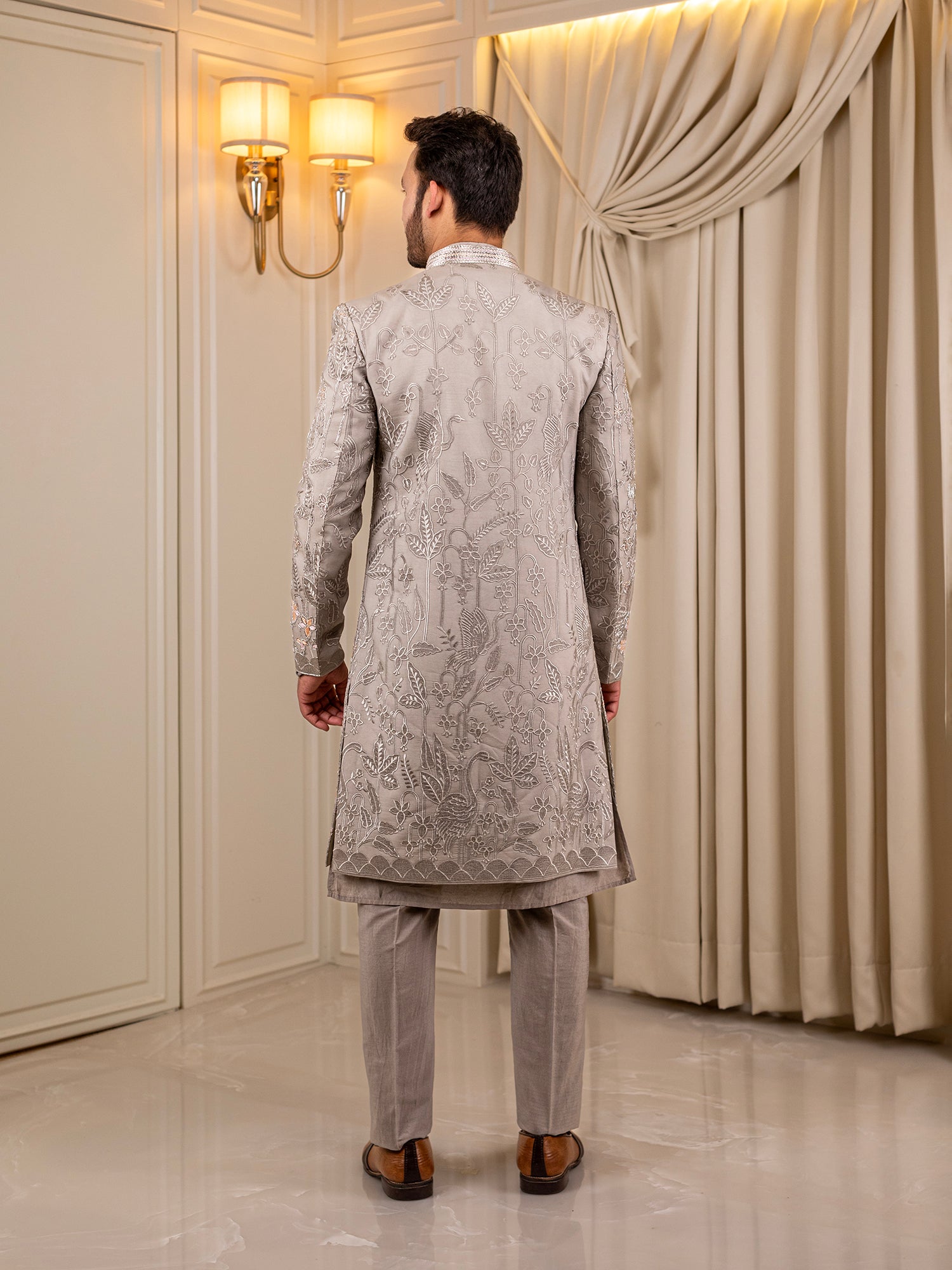 Velvet Vista Indo Western Suit