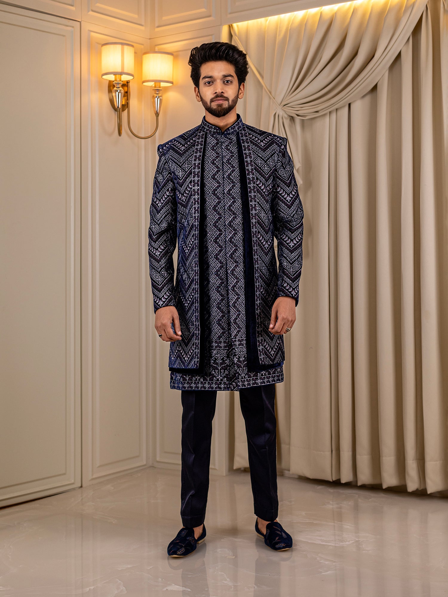 Navy Nouveau Suit