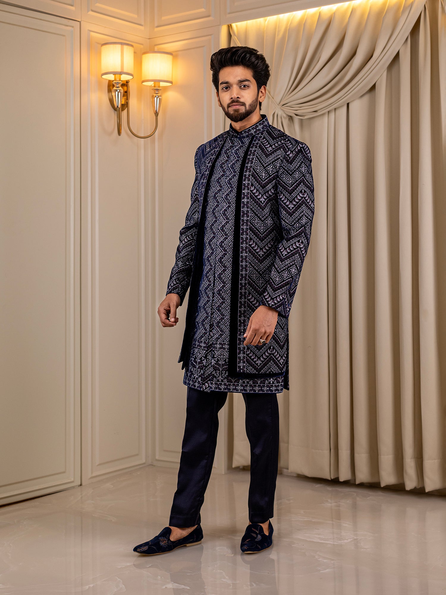 Navy Nouveau Suit