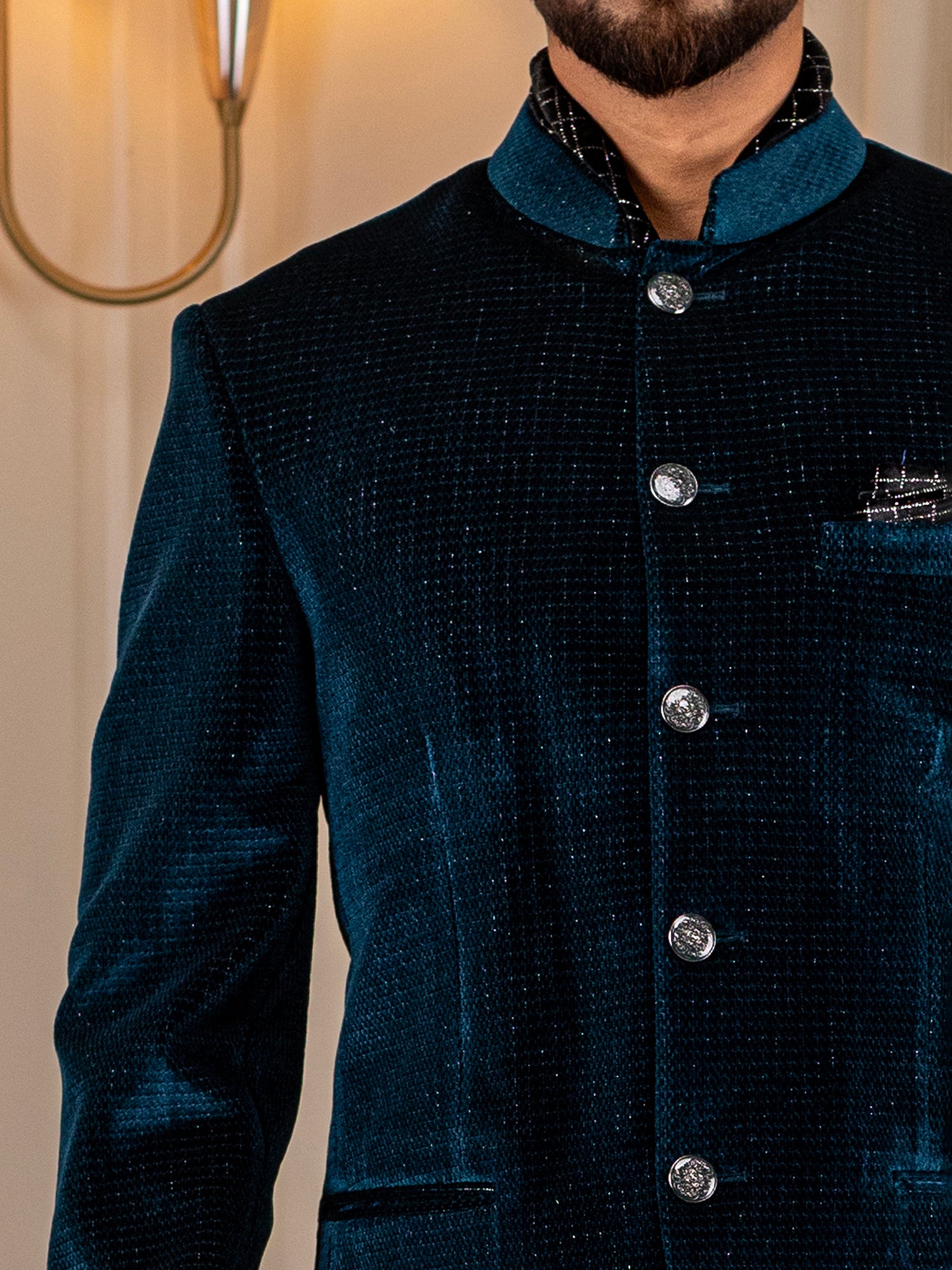Regal Noir Charm Jodhpuri Suit