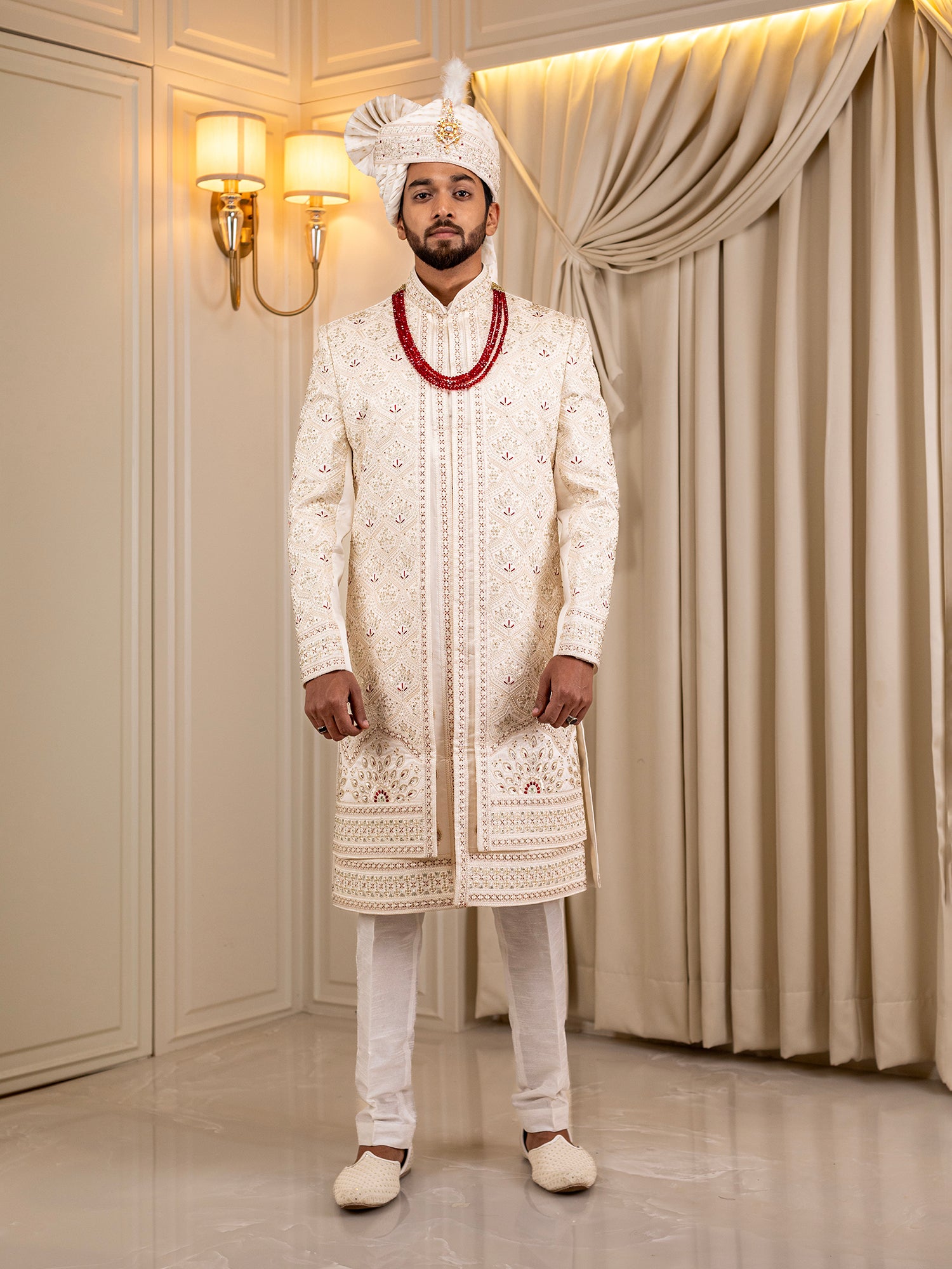 Chirag's Cloud Whisper Sherwani
