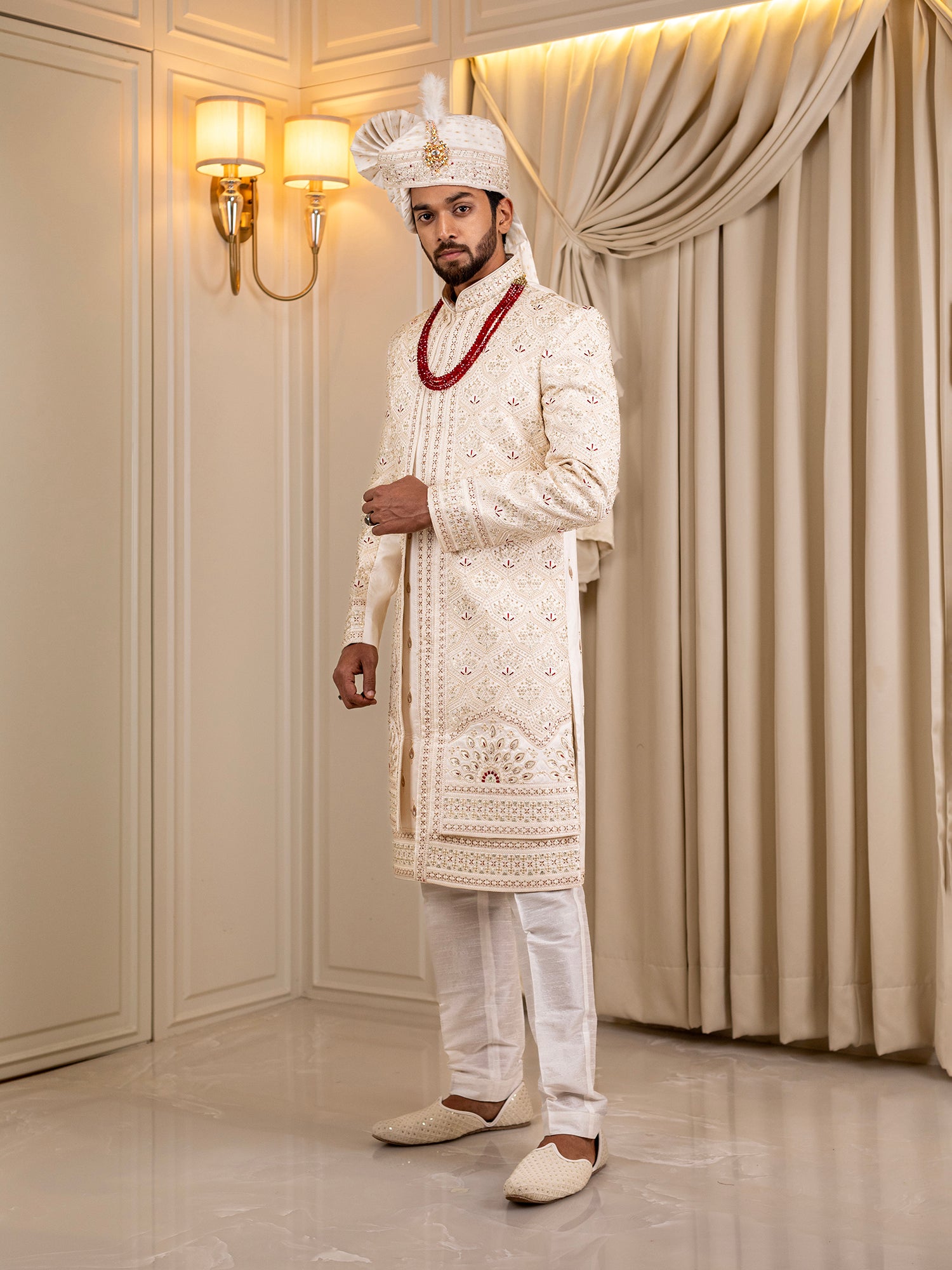 Chirag's Cloud Whisper Sherwani