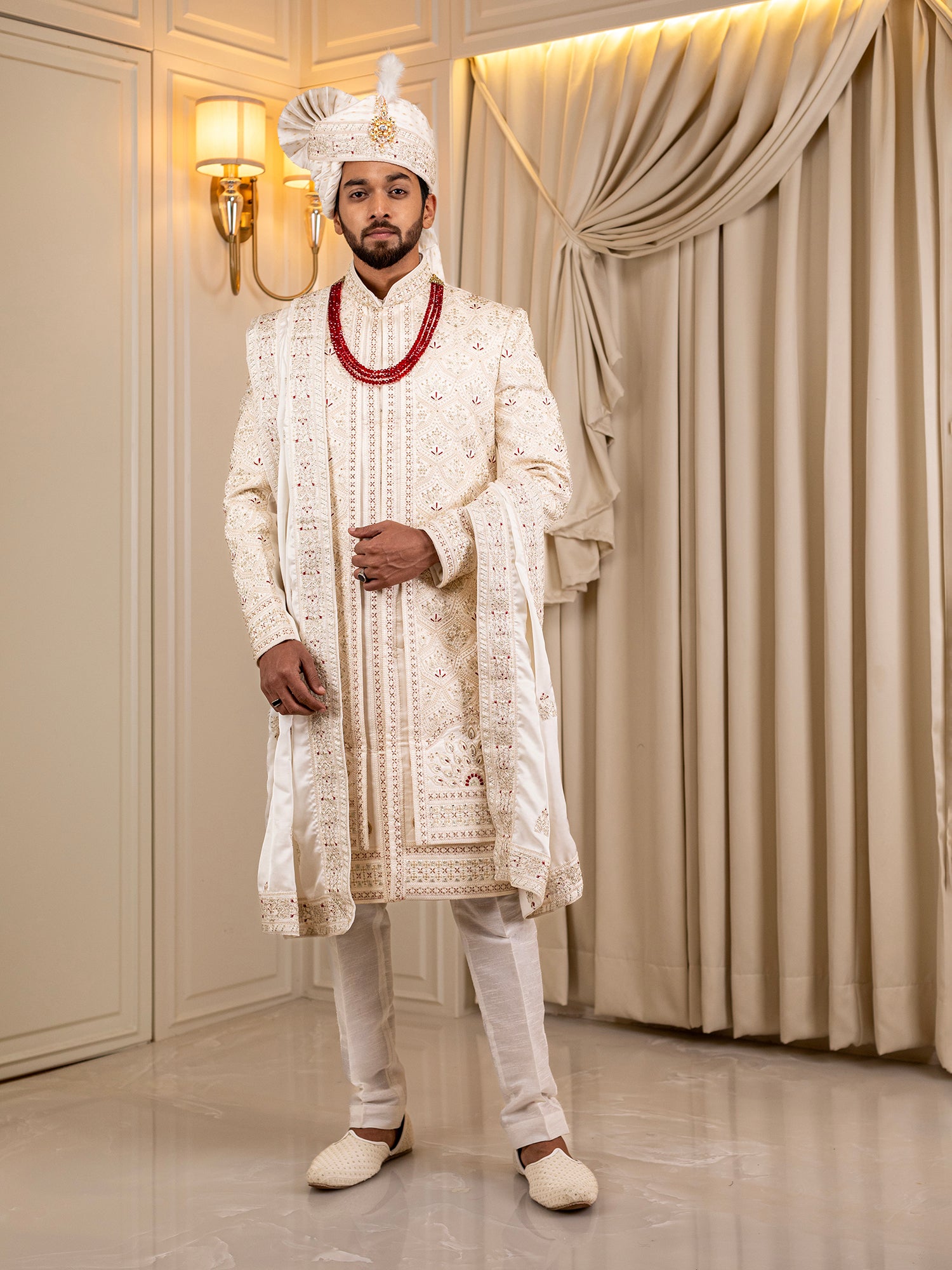 Chirag's Cloud Whisper Sherwani