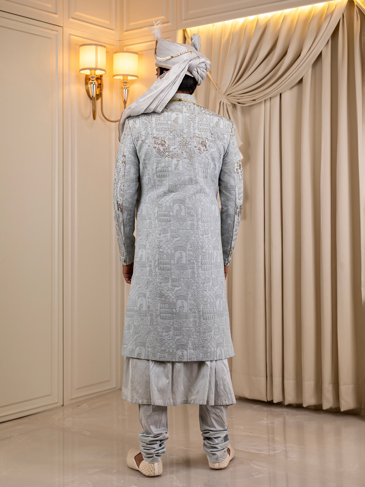 Royal Azure Regalia Sherwani