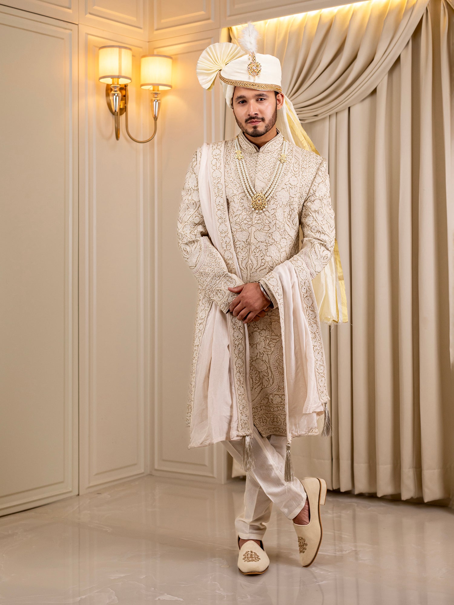 Akshay's Frostbite Fantasy Sherwani