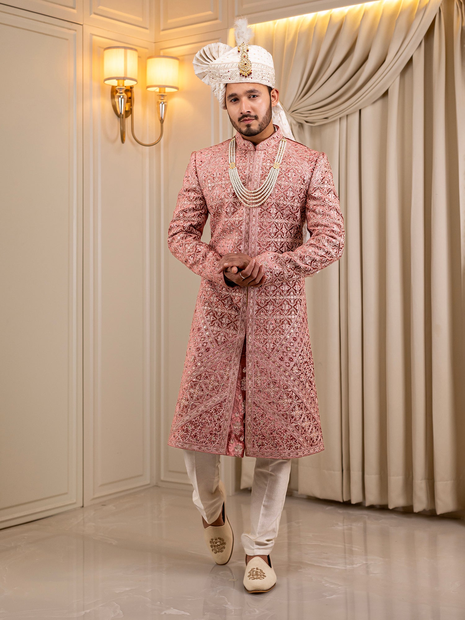 Rehan's Rustic Elegance Sherwani