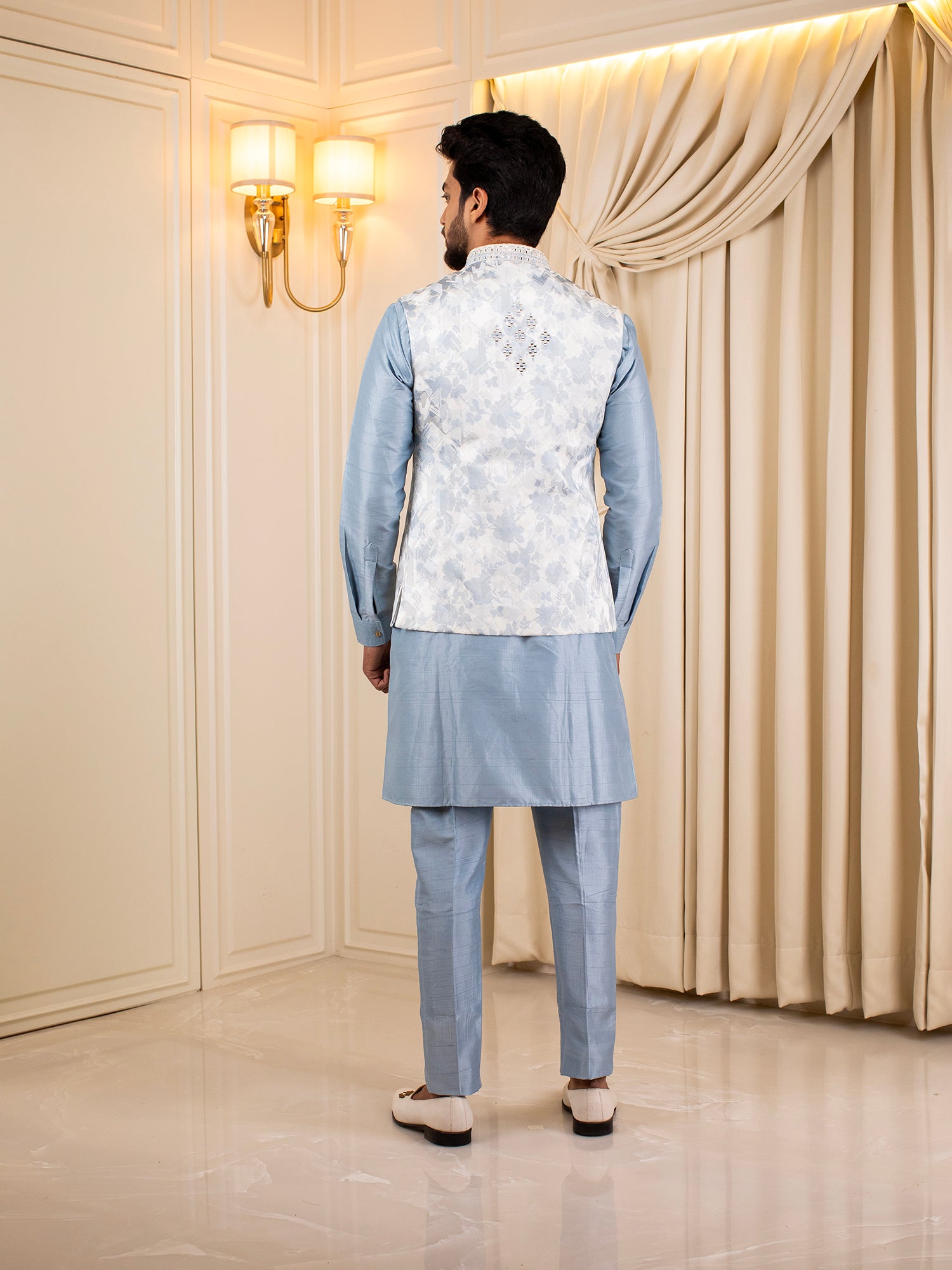 Aadi's Angelic Aura Kurta Pajama with Jacket