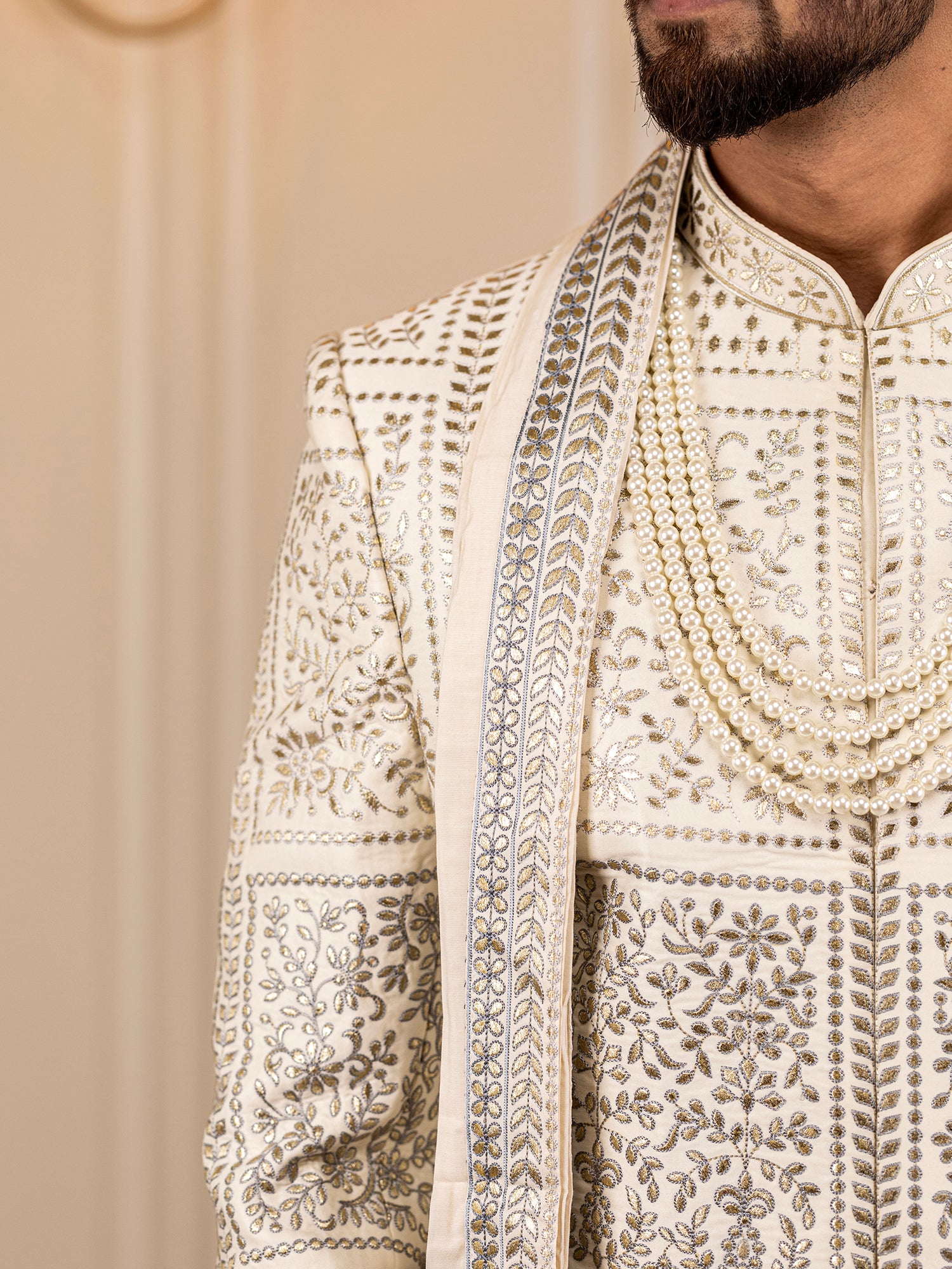 Creamy Coral Charm Suit