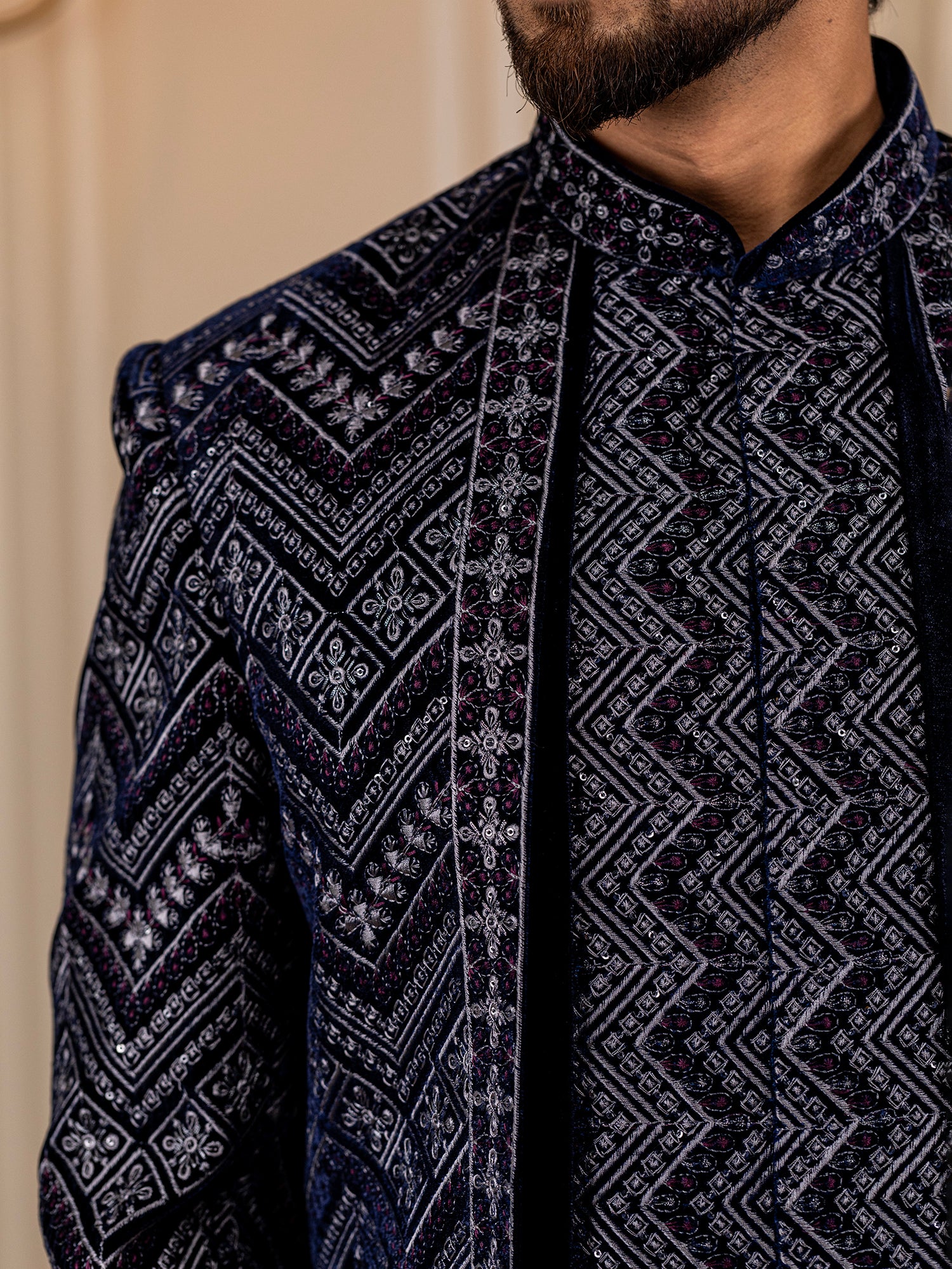 Navy Nouveau Suit