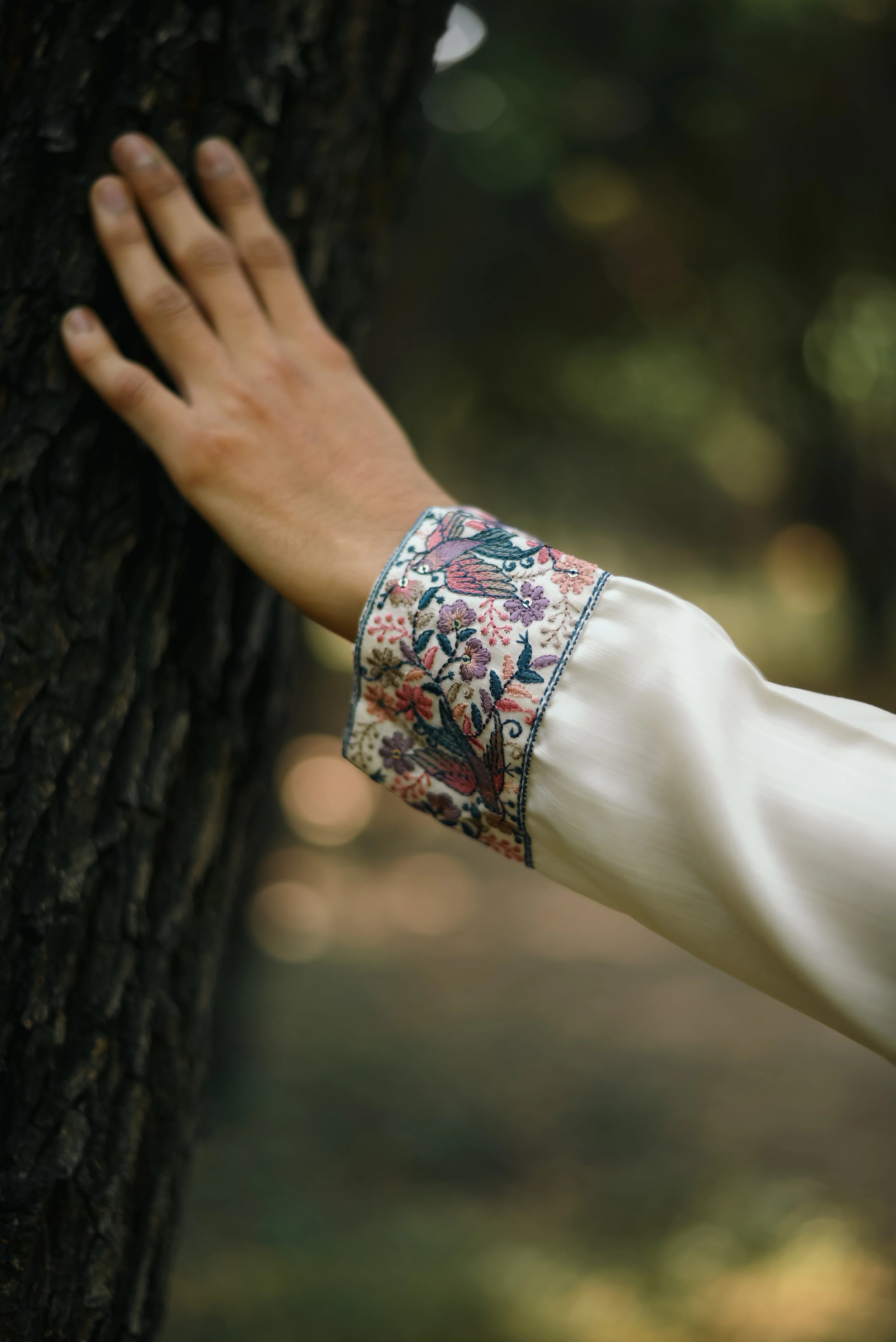 Bloom White Kenzo Festive Kurta Set