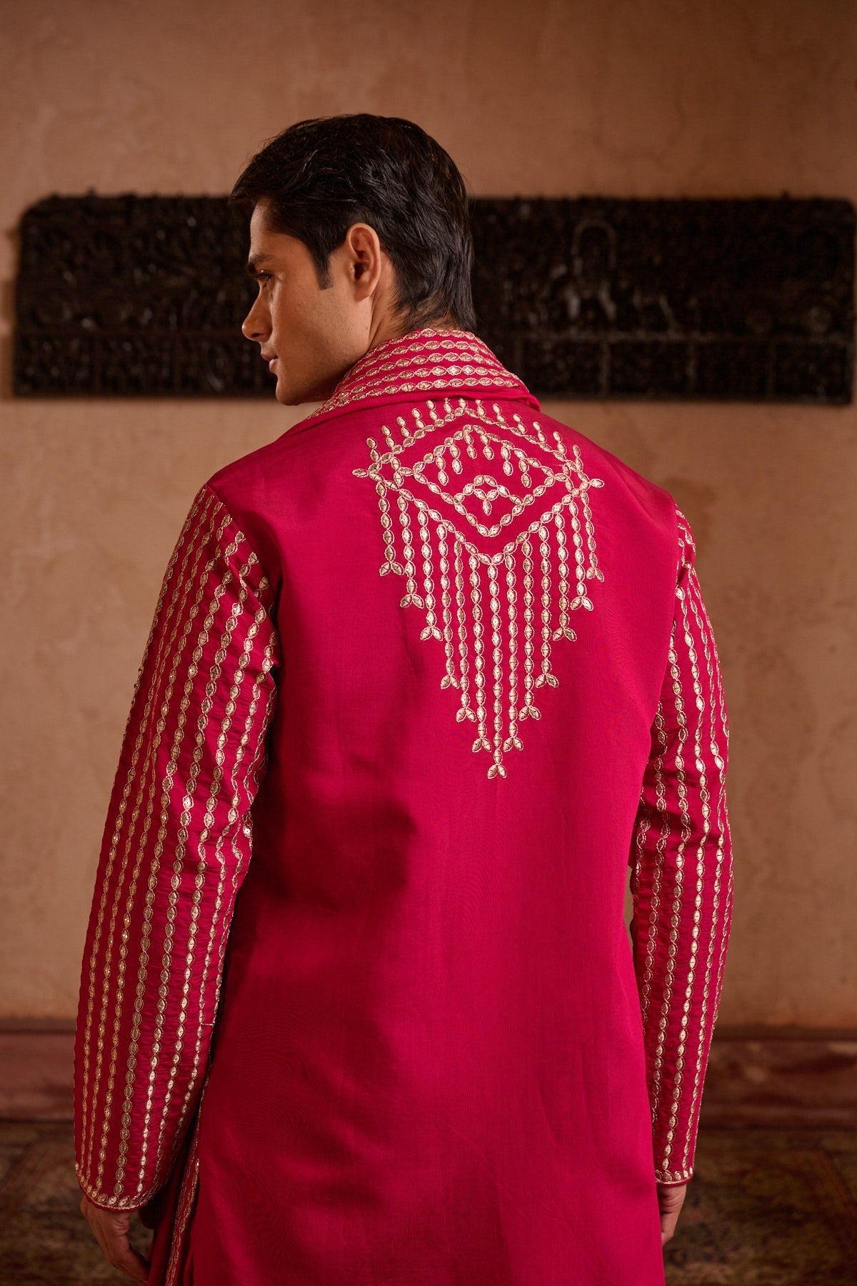 Pink Festive Kurta Set