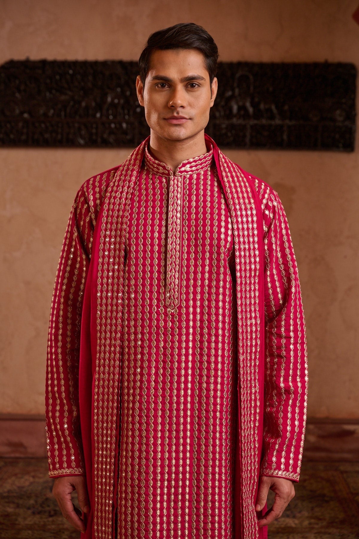 Pink Festive Kurta Set
