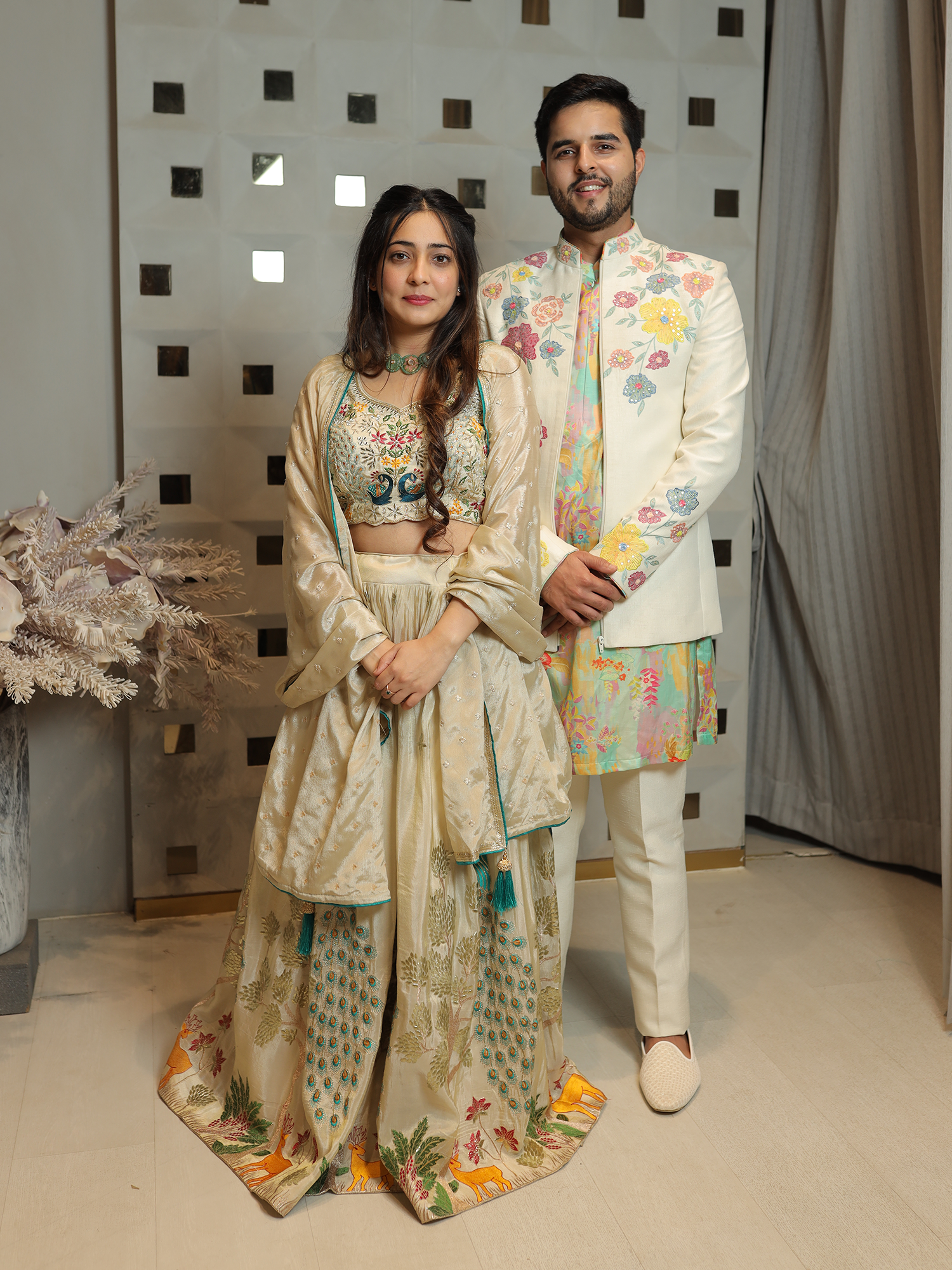 Floral Carnival Indo-Western