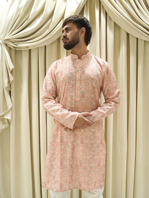 Blush Paisley Kurta Set