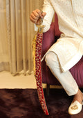 Dual-Tone Zardozi-Work Wedding Sword