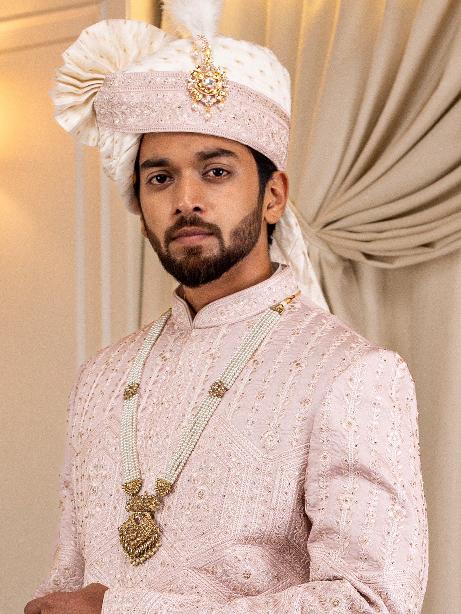 Velvet Cream Harmony Pearl Mala