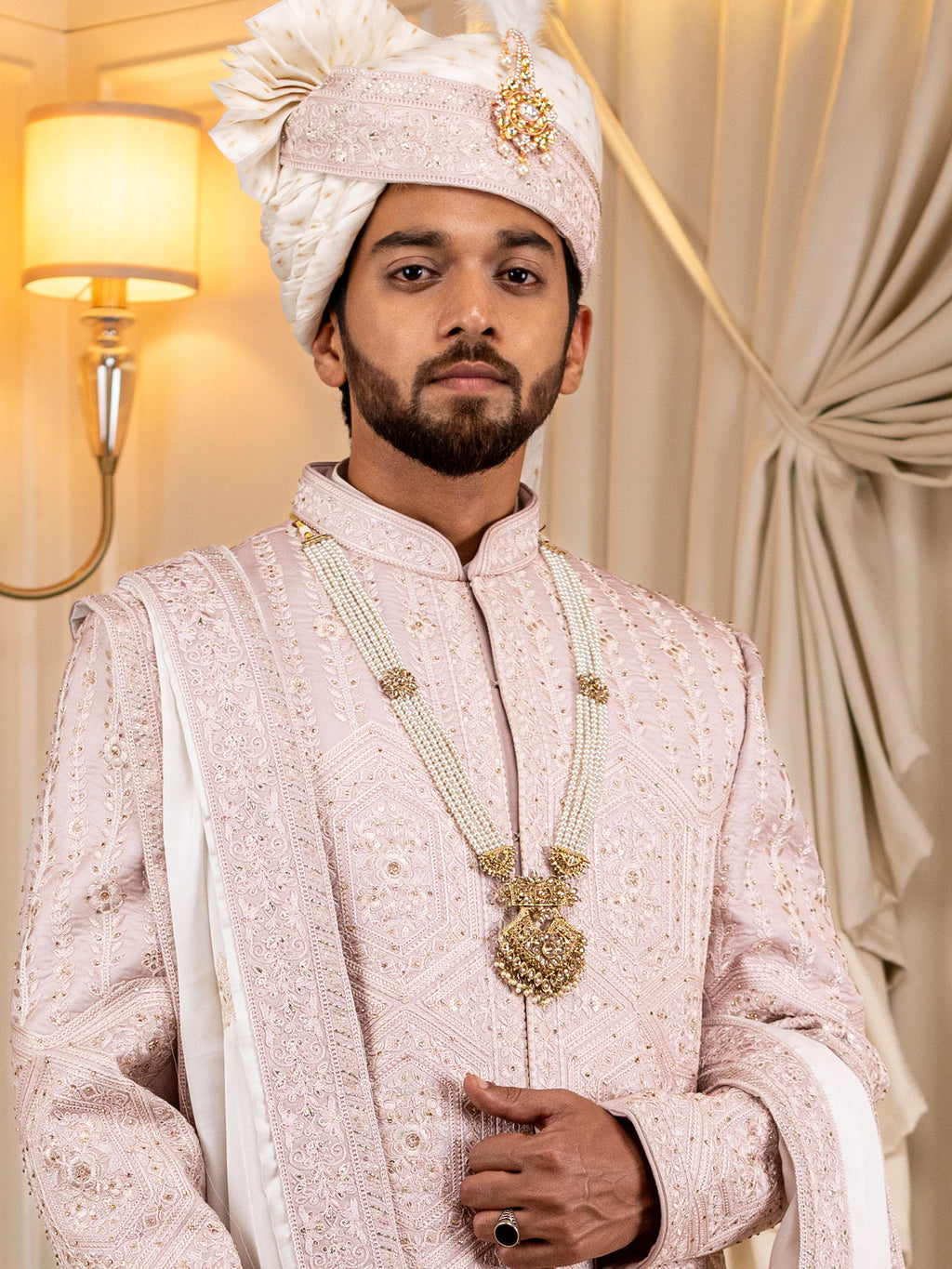 Velvet Cream Harmony Pearl Mala