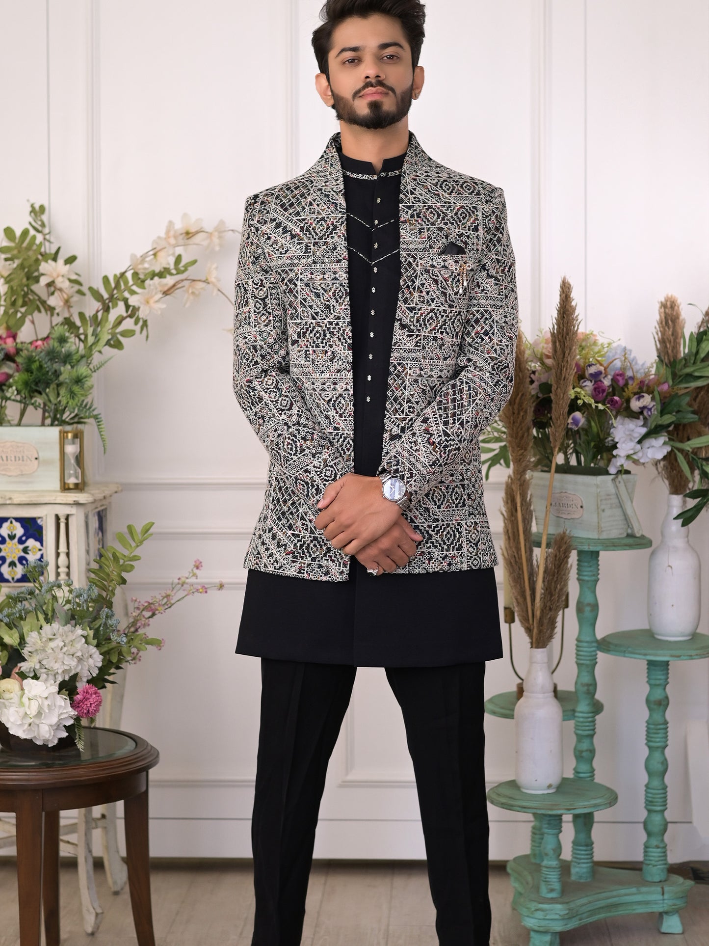 Eclipse Elegance Indo Western Suit