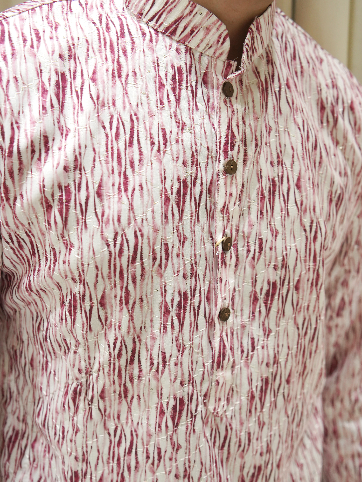 Abstract Canvas Kurta Set
