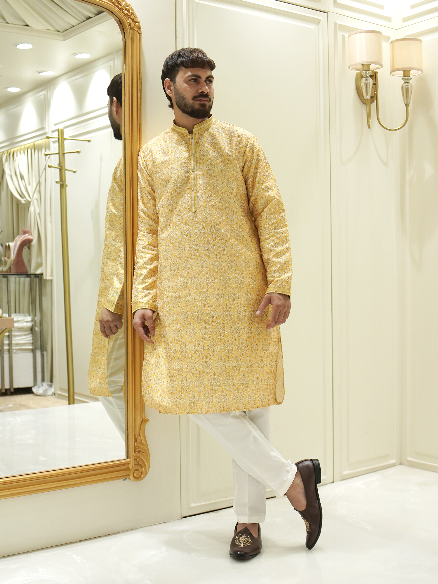 Royal Brocade Kurta Set