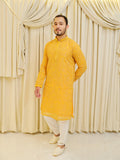 Golden Sunrise Heritage Kurta Set