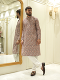 Copper Medallion Kurta Set