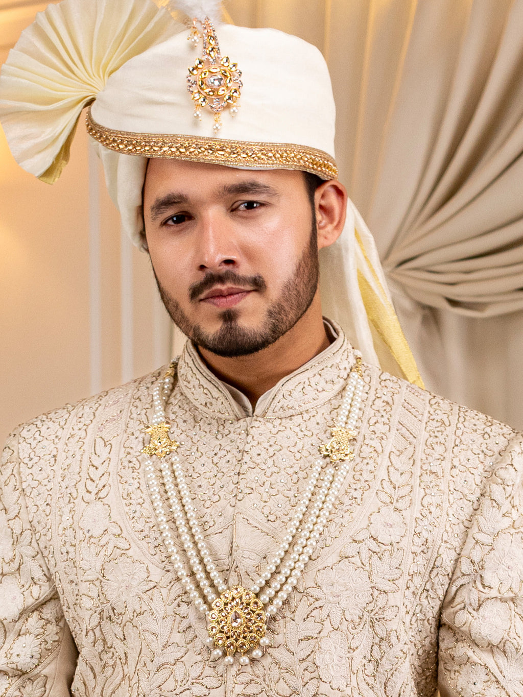 Golden Cream Eternity Mala