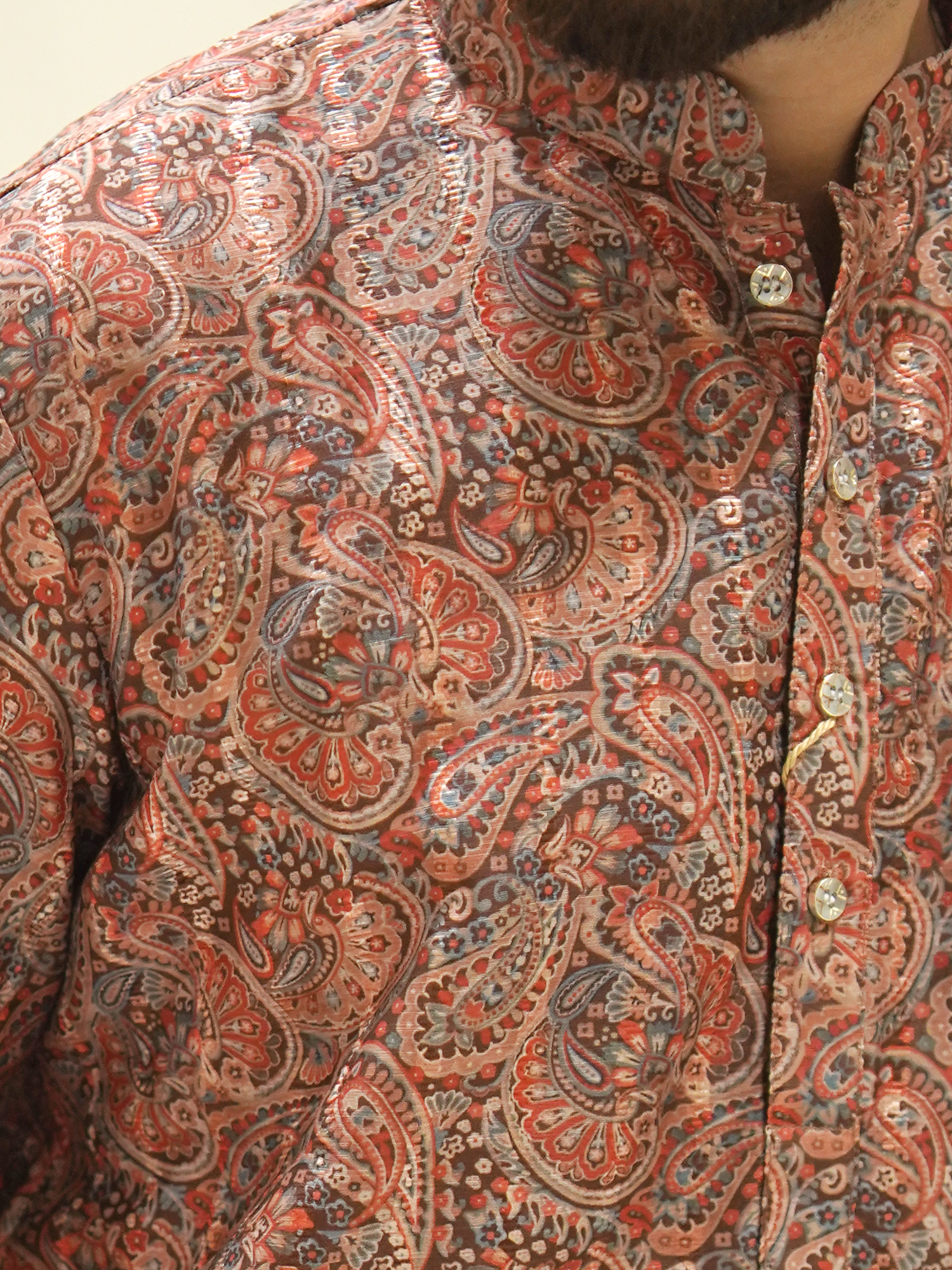 Spiced Coral Kurta Set