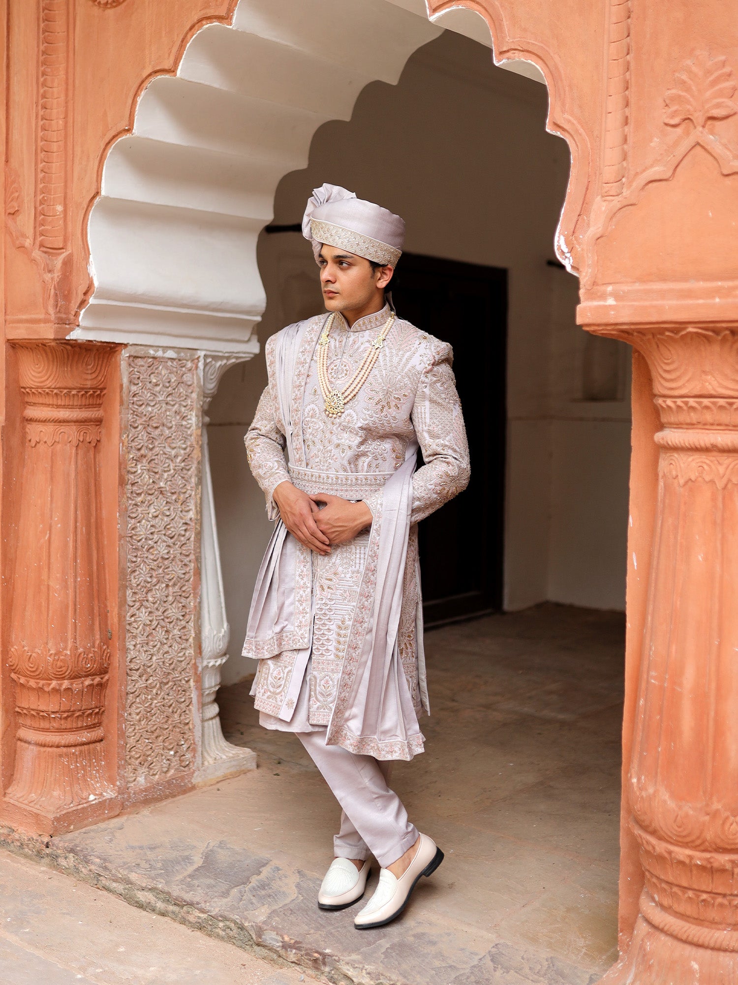 The Platinum Royale Sherwani