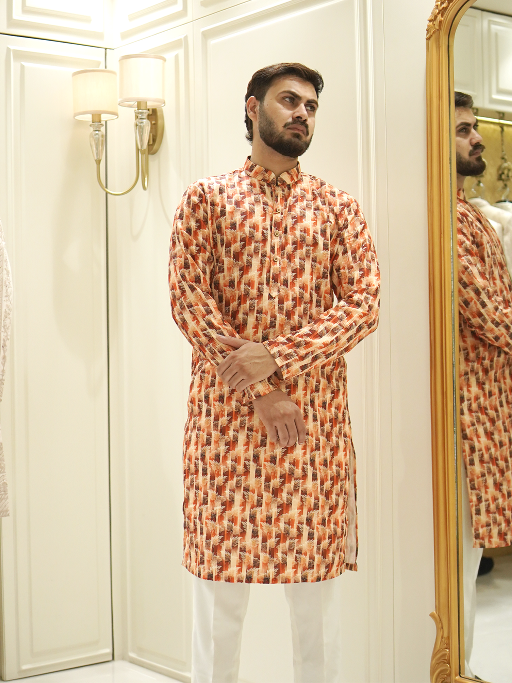 Saffron Tapestry Kurta Set