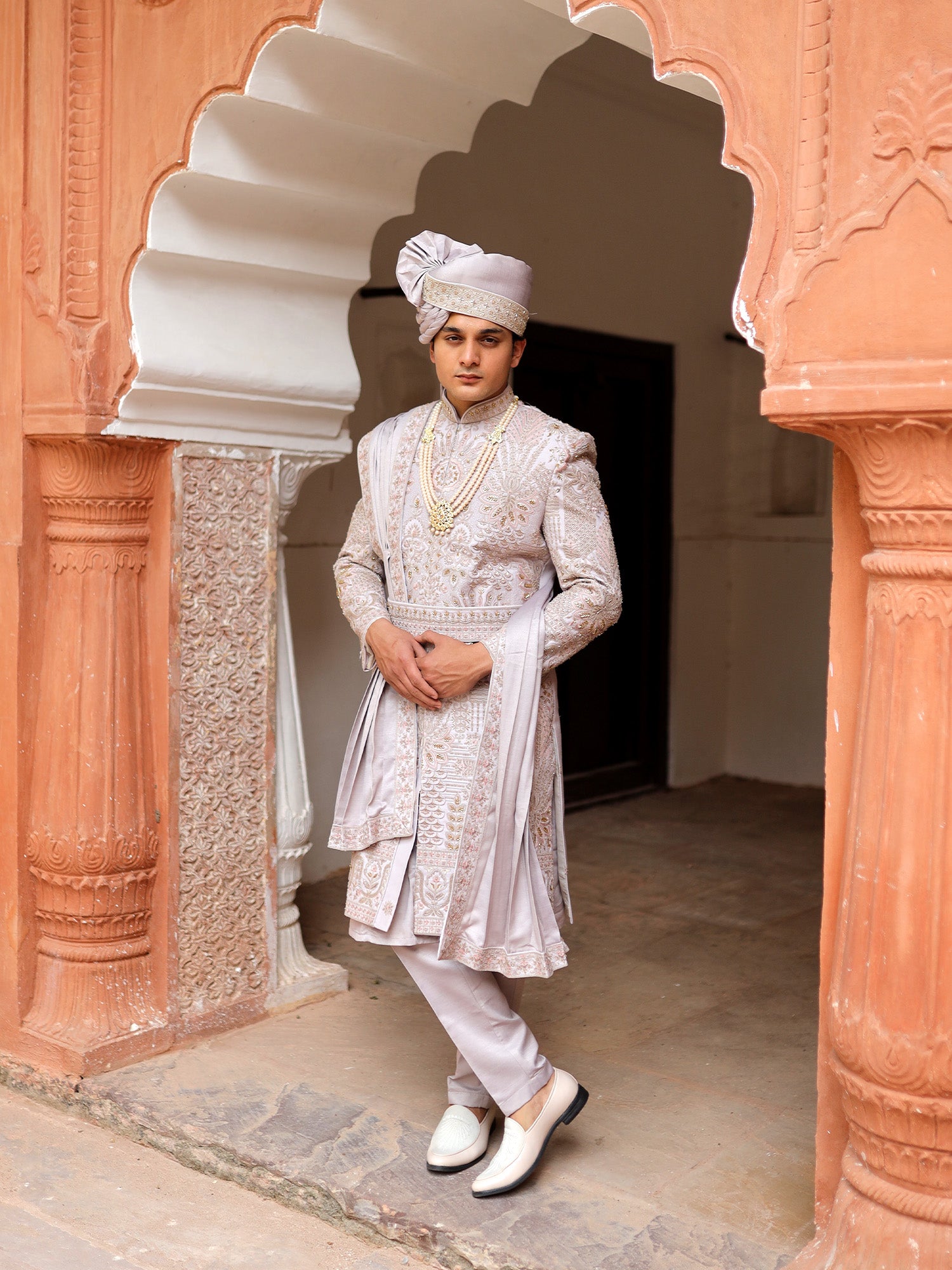 The Platinum Royale Sherwani